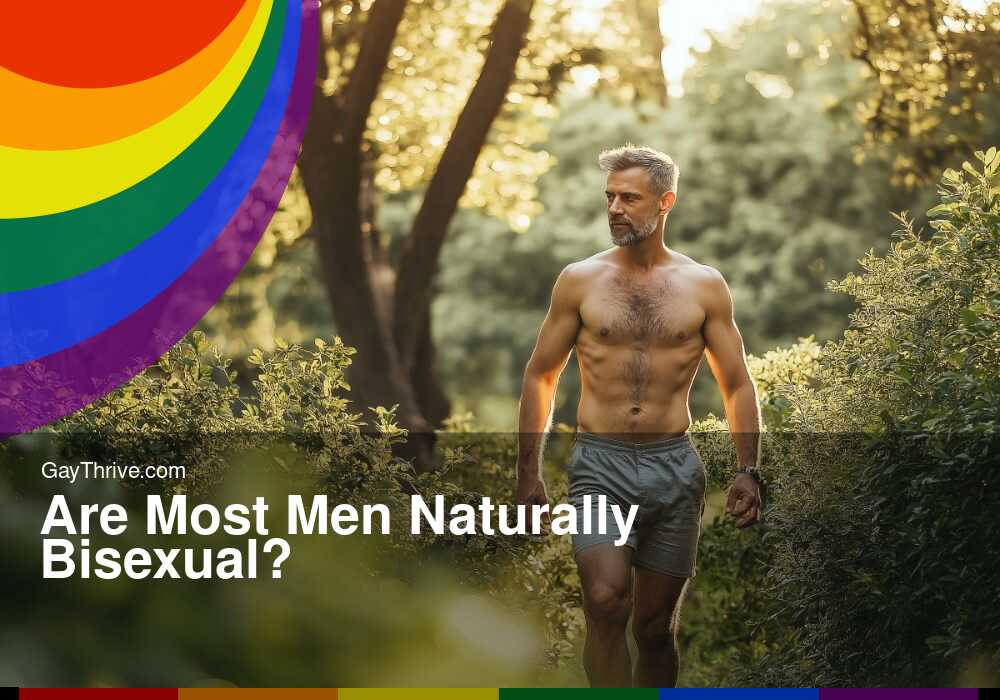GayThrive banner for : Are Most Men Naturally Bisexual?