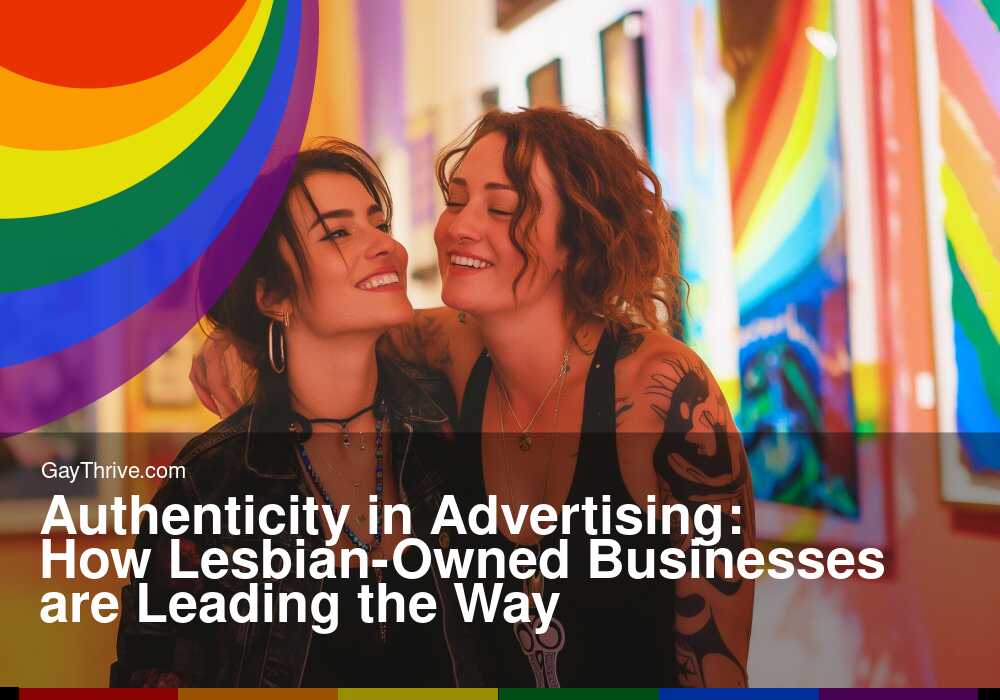 GayThrive banner for : Authenticity in Advertising: How Lesbian-Owned Businesses are Leading the Way