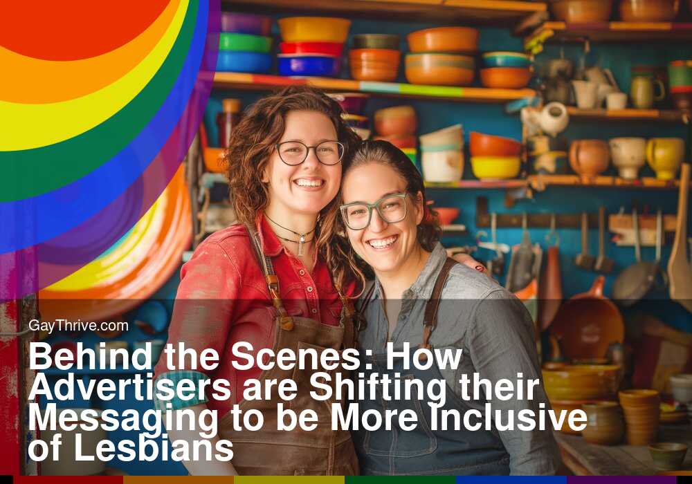 GayThrive banner for : Behind the Scenes: How Advertisers are Shifting their Messaging to be More Inclusive of Lesbians