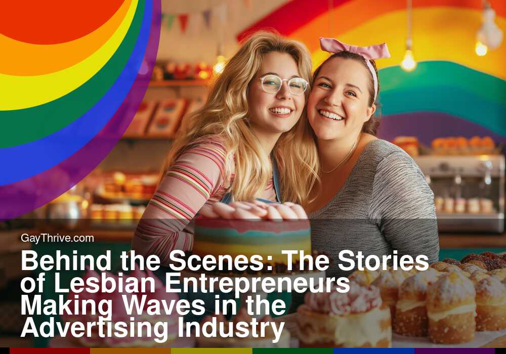GayThrive banner for : Behind the Scenes: The Stories of Lesbian Entrepreneurs Making Waves in the Advertising Industry