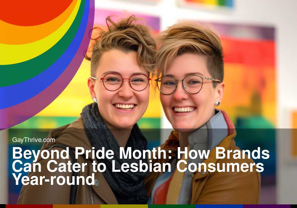 GayThrive banner for : Beyond Pride Month: How Brands Can Cater to Lesbian Consumers Year-round