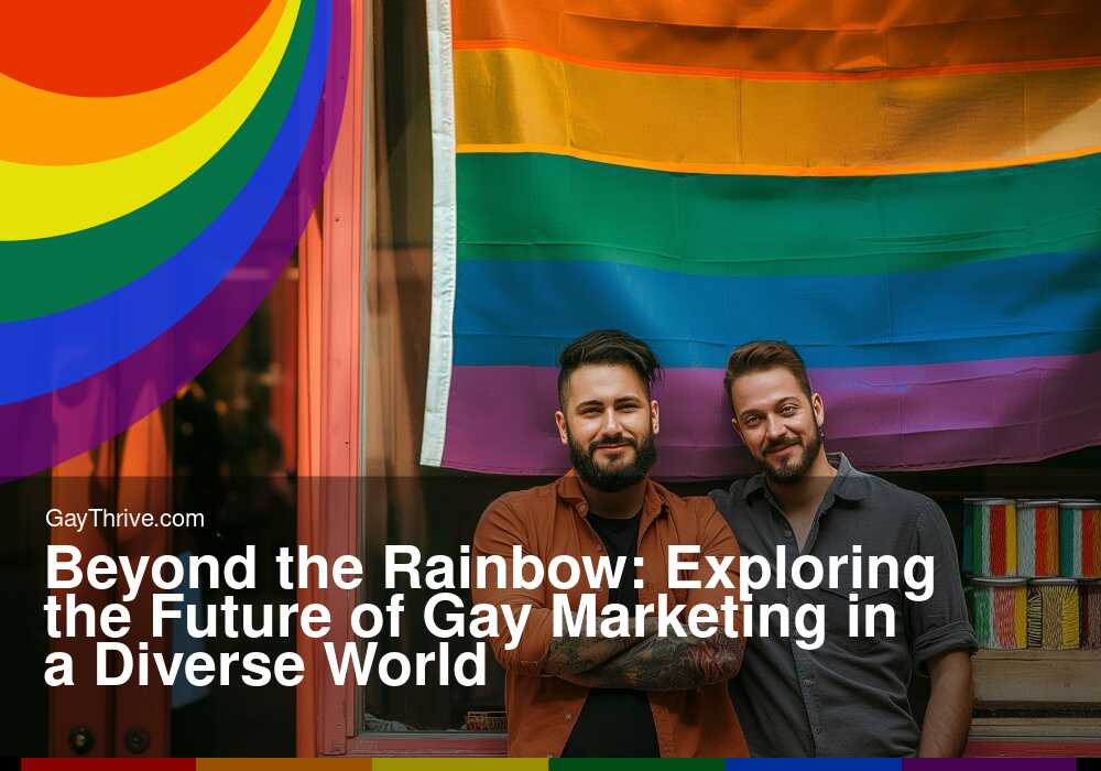 GayThrive banner for : Beyond the Rainbow: Exploring the Future of Gay Marketing in a Diverse World