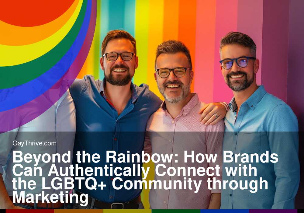 GayThrive banner for : Beyond the Rainbow: How Brands Can Authentically Connect with the LGBTQ+ Community through Marketing