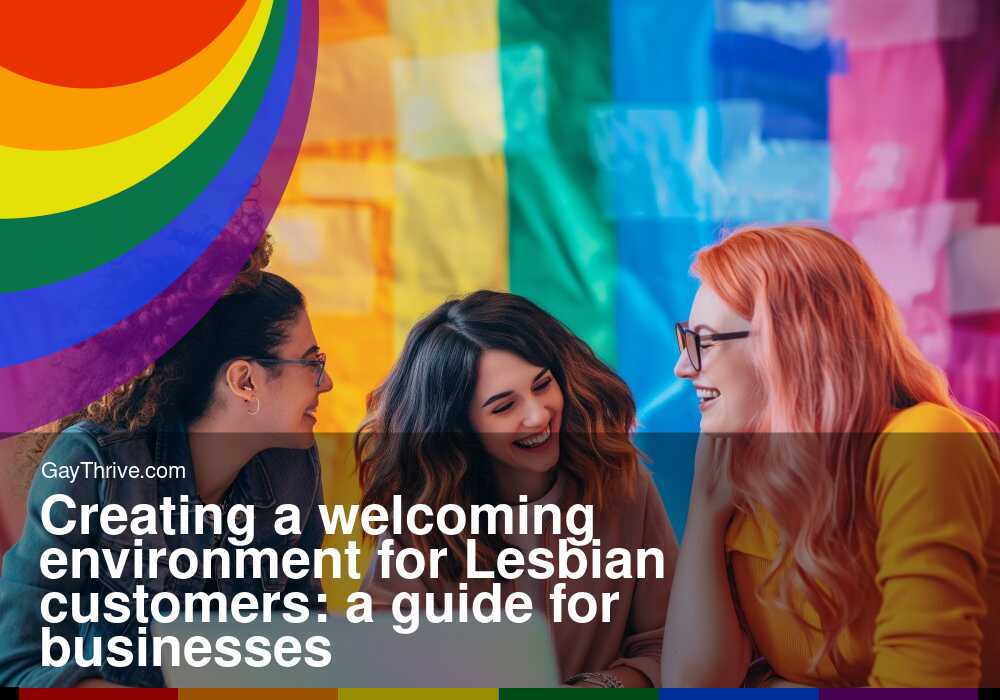 GayThrive banner for : Creating a welcoming environment for Lesbian customers: a guide for businesses
