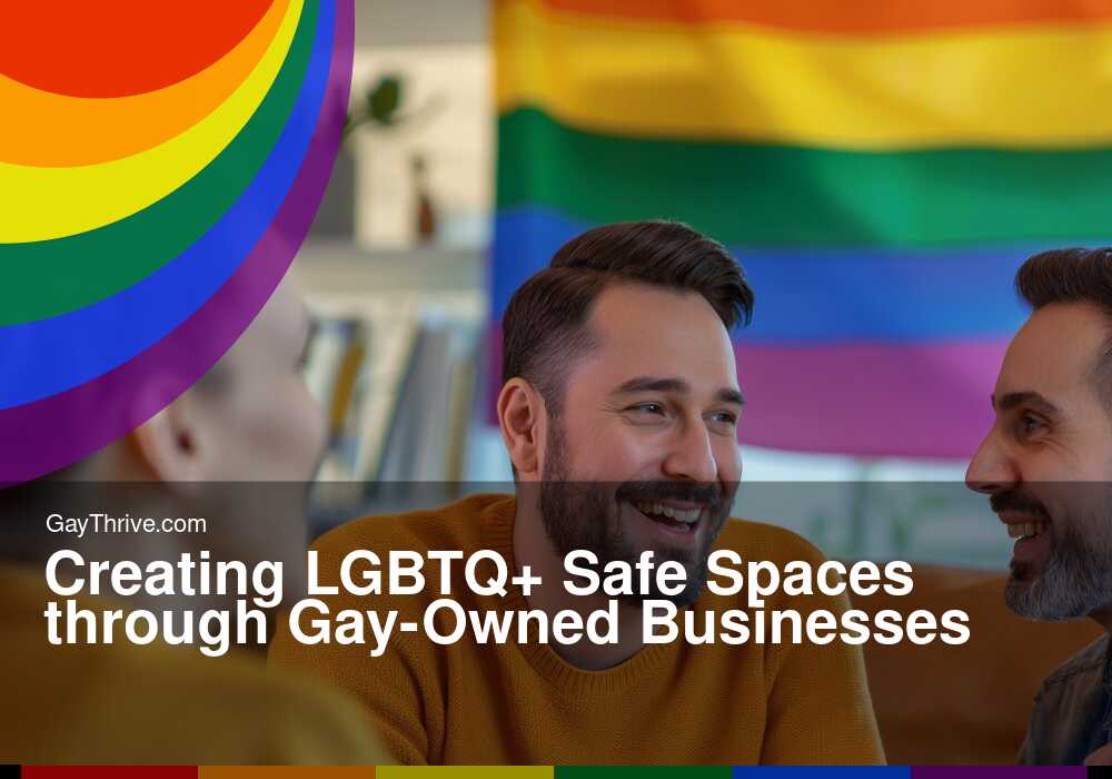 GayThrive banner for : Creating LGBTQ+ Safe Spaces through Gay-Owned Businesses