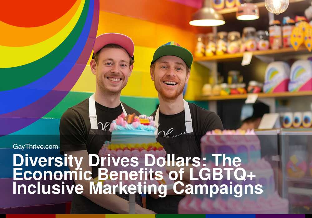 GayThrive banner for : Diversity Drives Dollars: The Economic Benefits of LGBTQ+ Inclusive Marketing Campaigns
