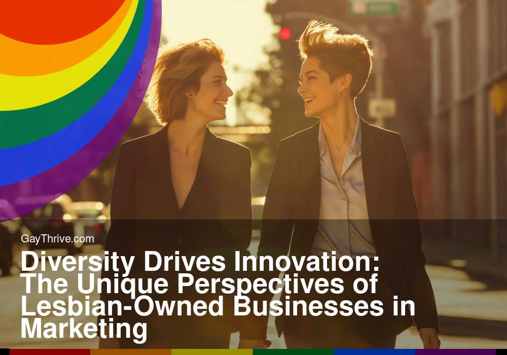 GayThrive banner for : Diversity Drives Innovation: The Unique Perspectives of Lesbian-Owned Businesses in Marketing