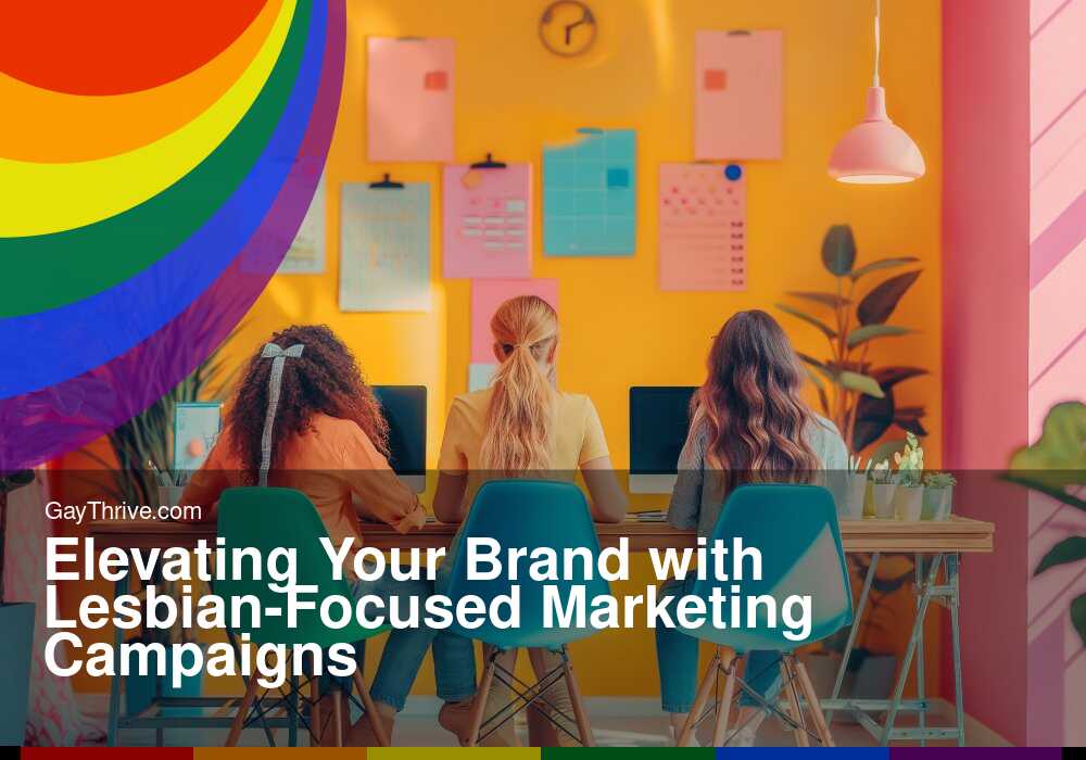 GayThrive banner for : Elevating Your Brand with Lesbian-Focused Marketing Campaigns