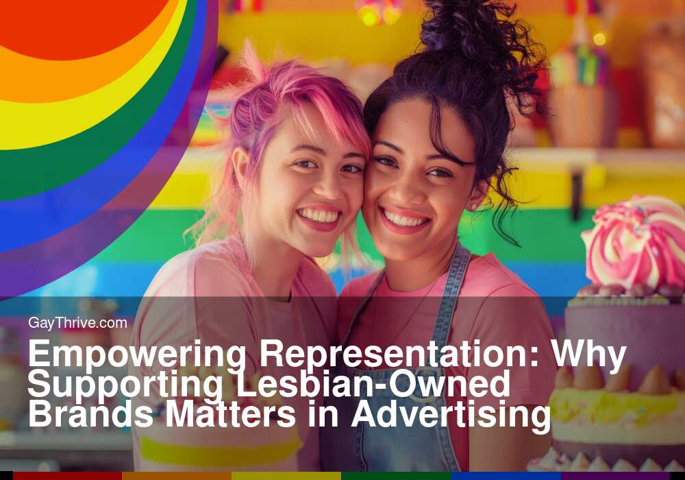 GayThrive banner for : Empowering Representation: Why Supporting Lesbian-Owned Brands Matters in Advertising
