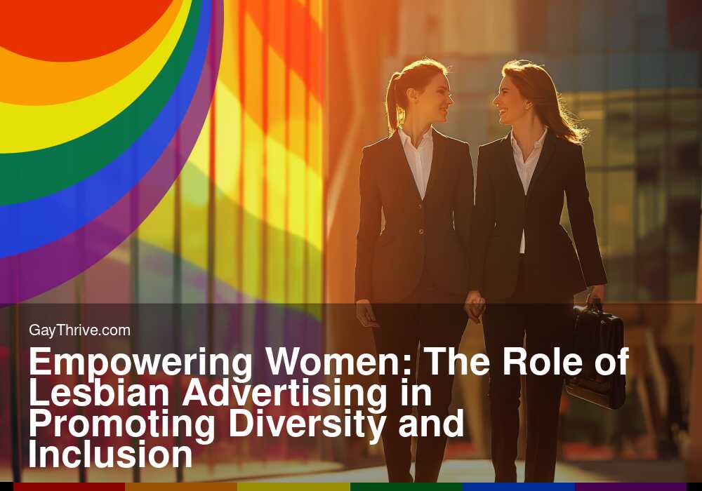 GayThrive banner for : Empowering Women: The Role of Lesbian Advertising in Promoting Diversity and Inclusion