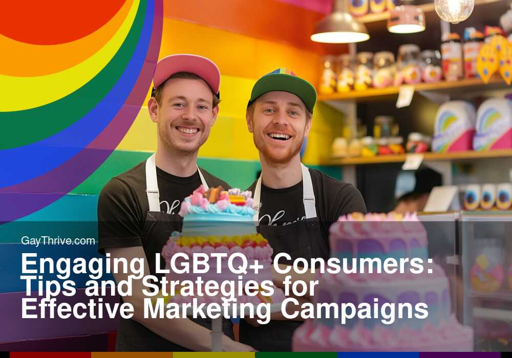 GayThrive banner for : Engaging LGBTQ+ Consumers: Tips and Strategies for Effective Marketing Campaigns