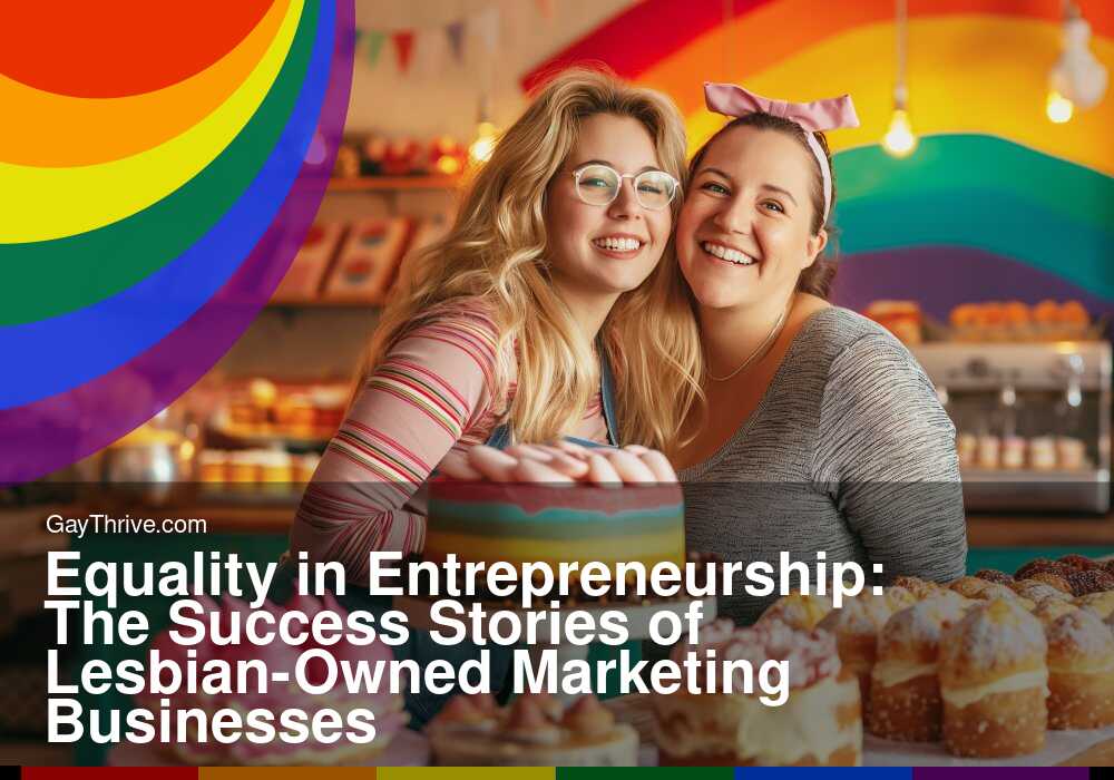 GayThrive banner for : Equality in Entrepreneurship: The Success Stories of Lesbian-Owned Marketing Businesses