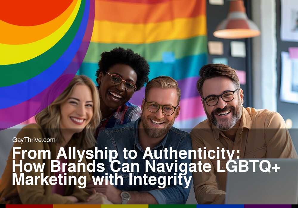 GayThrive banner for : From Allyship to Authenticity: How Brands Can Navigate LGBTQ+ Marketing with Integrity