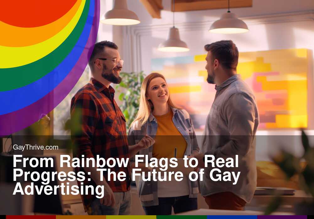 GayThrive banner for : From Rainbow Flags to Real Progress: The Future of Gay Advertising