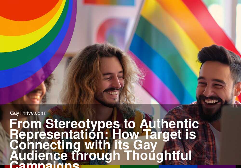 GayThrive banner for : From Stereotypes to Authentic Representation: How Target is Connecting with its Gay Audience through Thoughtful Campaigns