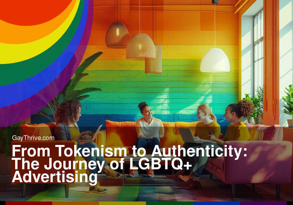 GayThrive banner for : From Tokenism to Authenticity: The Journey of LGBTQ+ Advertising