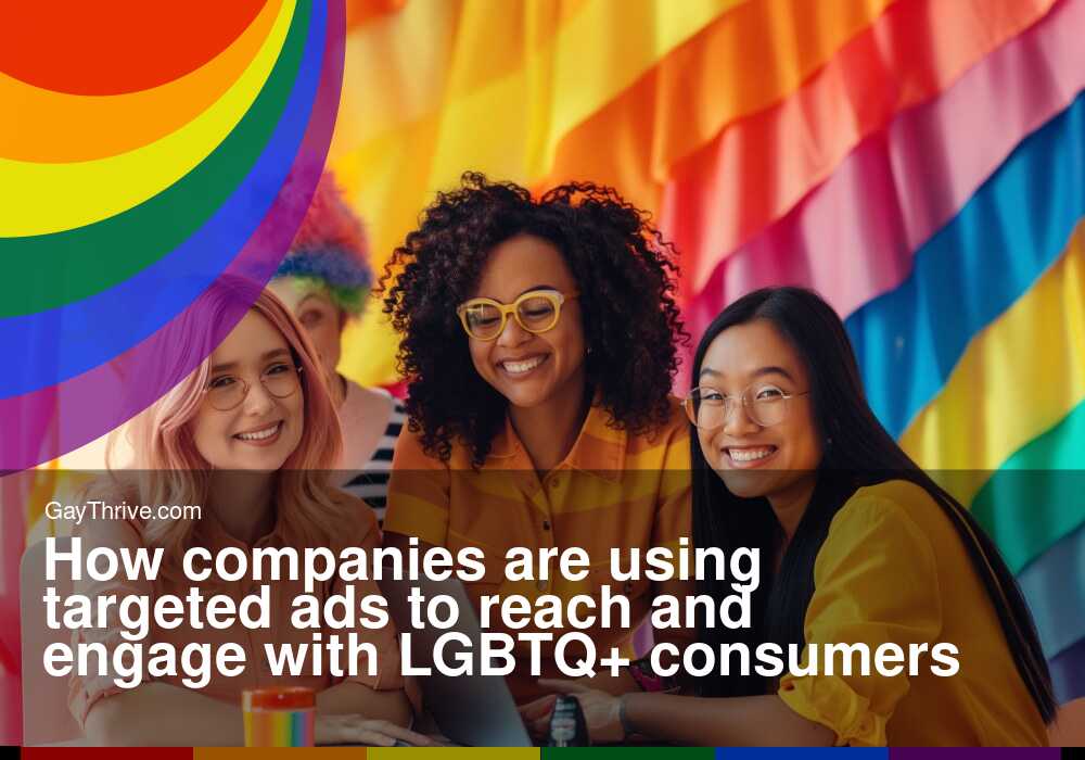 GayThrive banner for : How companies are using targeted ads to reach and engage with LGBTQ+ consumers