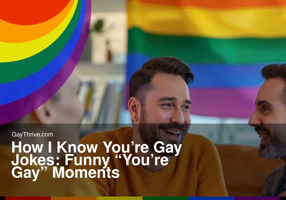 GayThrive banner for : How I Know You’re Gay Jokes: Funny “You’re Gay” Moments