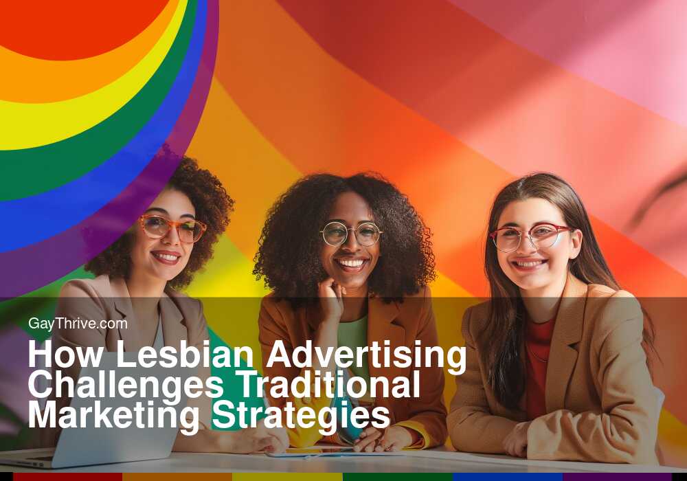 GayThrive banner for : How Lesbian Advertising Challenges Traditional Marketing Strategies