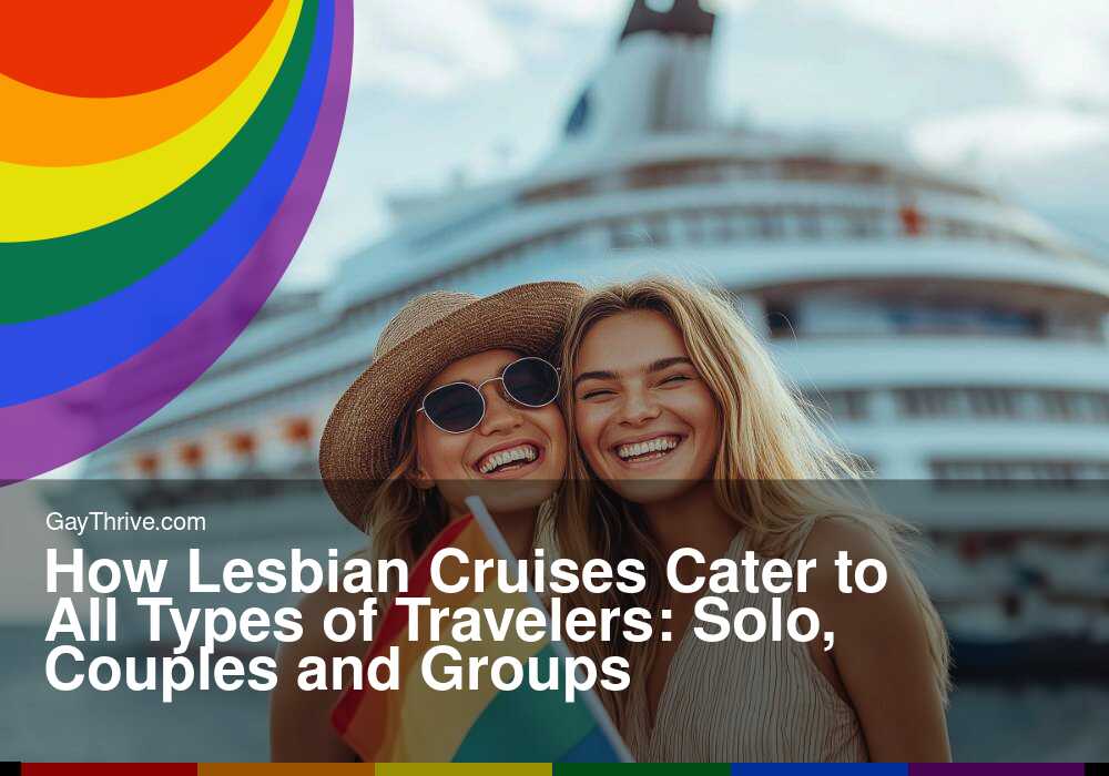GayThrive banner for : How Lesbian Cruises Cater to All Types of Travelers: Solo, Couples and Groups