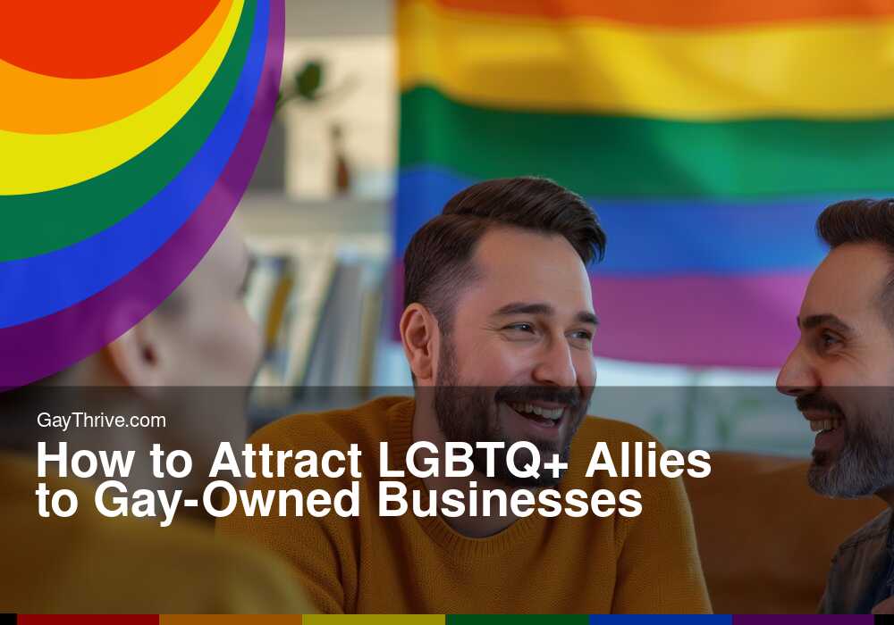 GayThrive banner for : How to Attract LGBTQ+ Allies to Gay-Owned Businesses