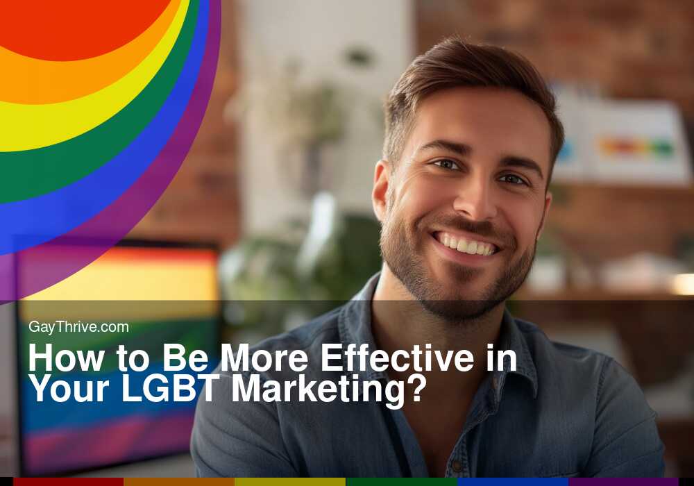 GayThrive banner for : How to Be More Effective in Your LGBT Marketing?
