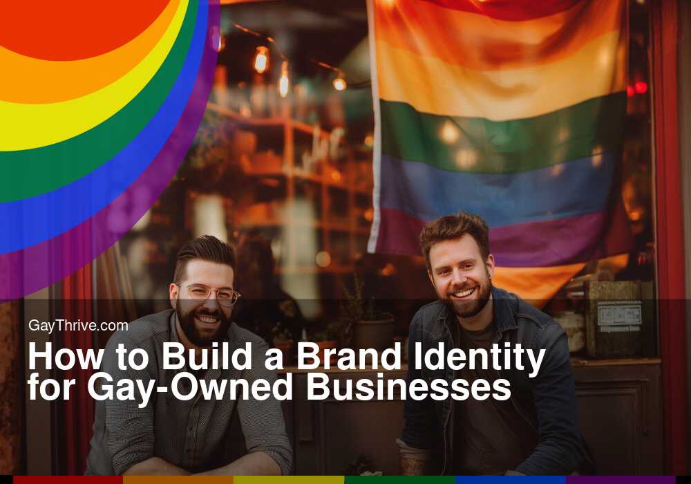 GayThrive banner for : How to Build a Brand Identity for Gay-Owned Businesses