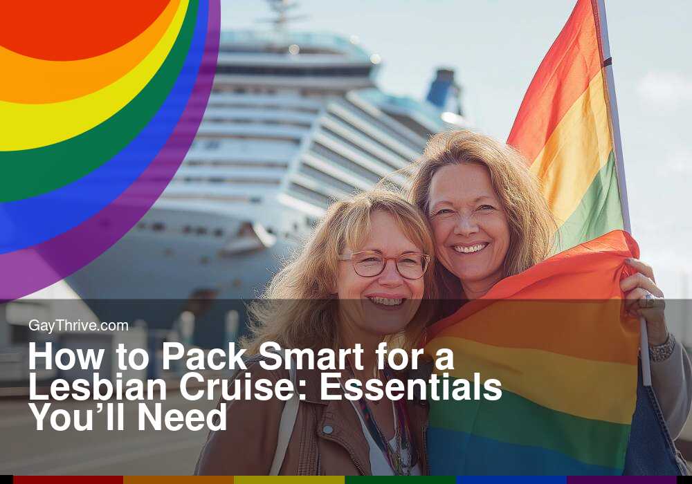 GayThrive banner for : How to Pack Smart for a Lesbian Cruise: Essentials You’ll Need