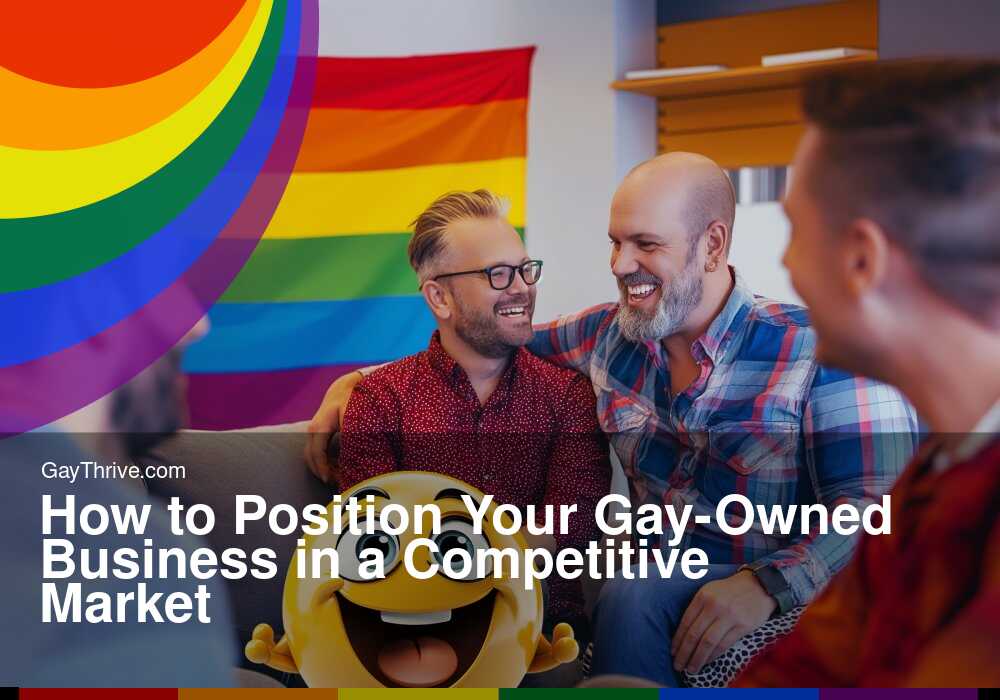 GayThrive banner for : How to Position Your Gay-Owned Business in a Competitive Market