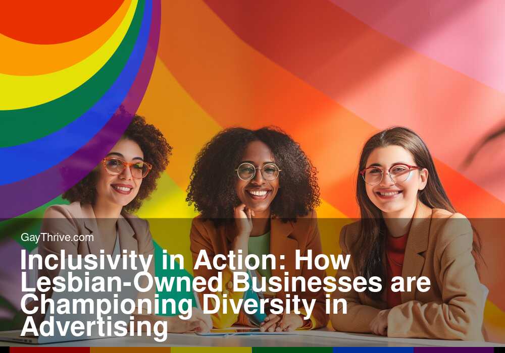 GayThrive banner for : Inclusivity in Action: How Lesbian-Owned Businesses are Championing Diversity in Advertising