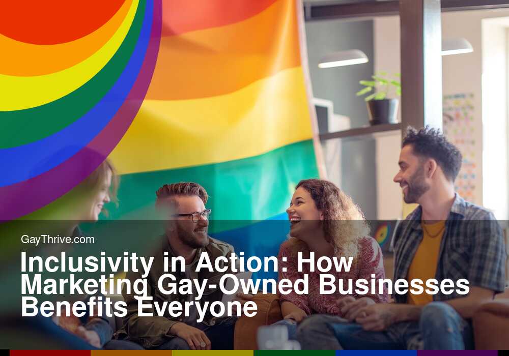 GayThrive banner for : Inclusivity in Action: How Marketing Gay-Owned Businesses Benefits Everyone