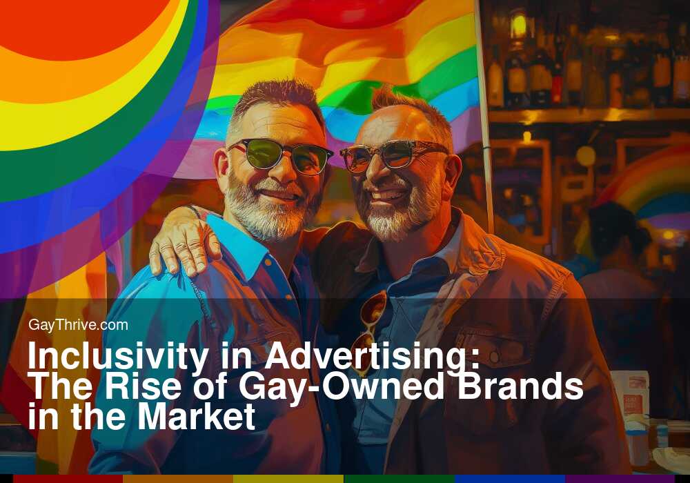 GayThrive banner for : Inclusivity in Advertising: The Rise of Gay-Owned Brands in the Market