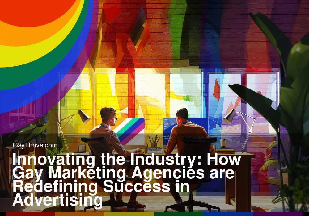 GayThrive banner for : Innovating the Industry: How Gay Marketing Agencies are Redefining Success in Advertising