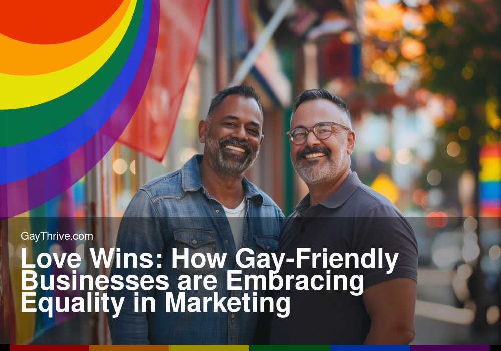GayThrive banner for : Love Wins: How Gay-Friendly Businesses are Embracing Equality in Marketing