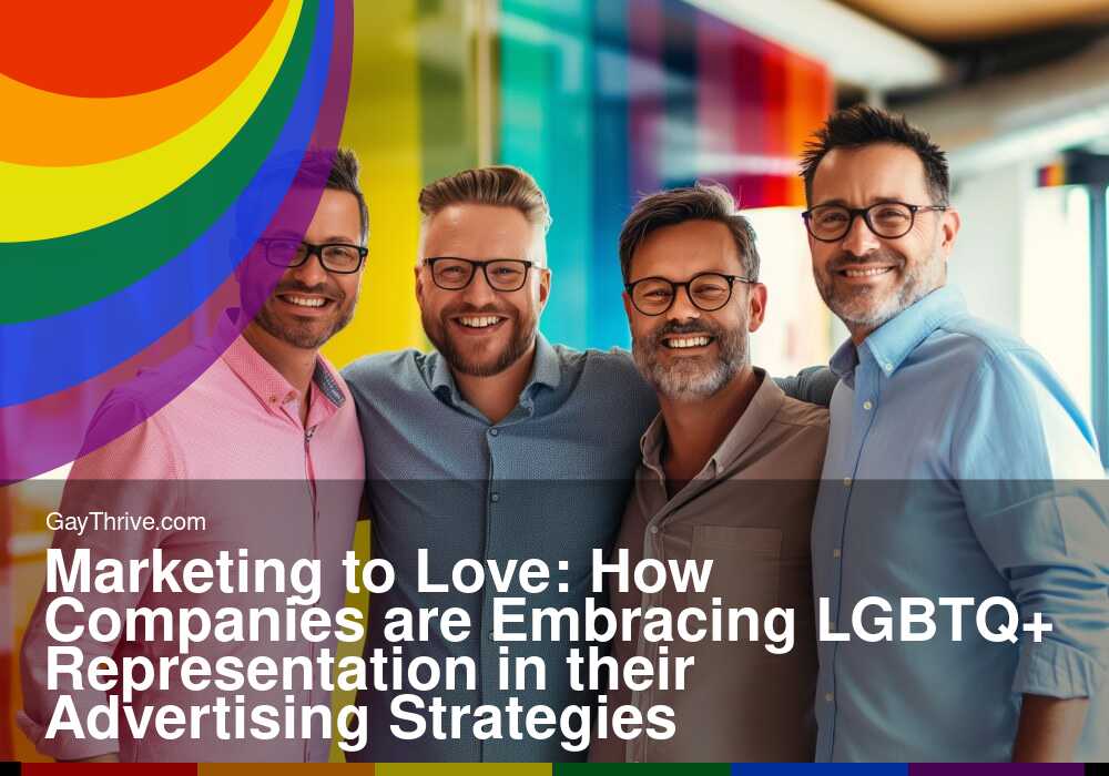 GayThrive banner for : Marketing to Love: How Companies are Embracing LGBTQ+ Representation in their Advertising Strategies