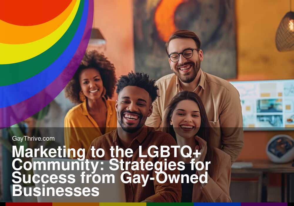 GayThrive banner for : Marketing to the LGBTQ+ Community: Strategies for Success from Gay-Owned Businesses