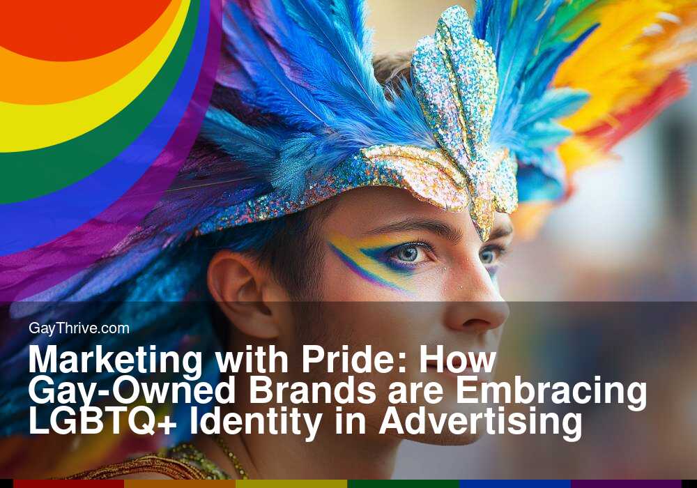 GayThrive banner for : Marketing with Pride: How Gay-Owned Brands are Embracing LGBTQ+ Identity in Advertising