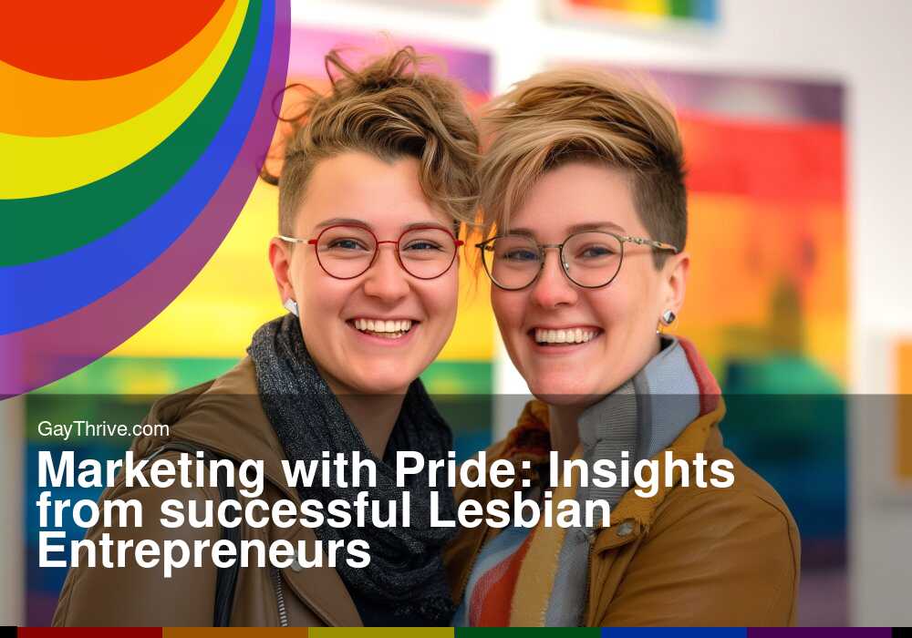 GayThrive banner for : Marketing with Pride: Insights from successful Lesbian Entrepreneurs