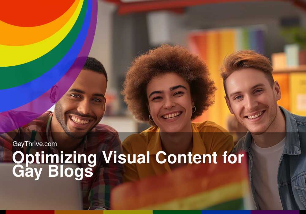 GayThrive banner for : Optimizing Visual Content for Gay Blogs