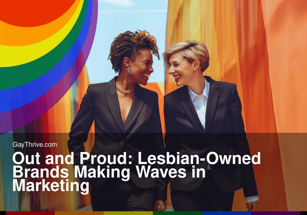 GayThrive banner for : Out and Proud: Lesbian-Owned Brands Making Waves in Marketing