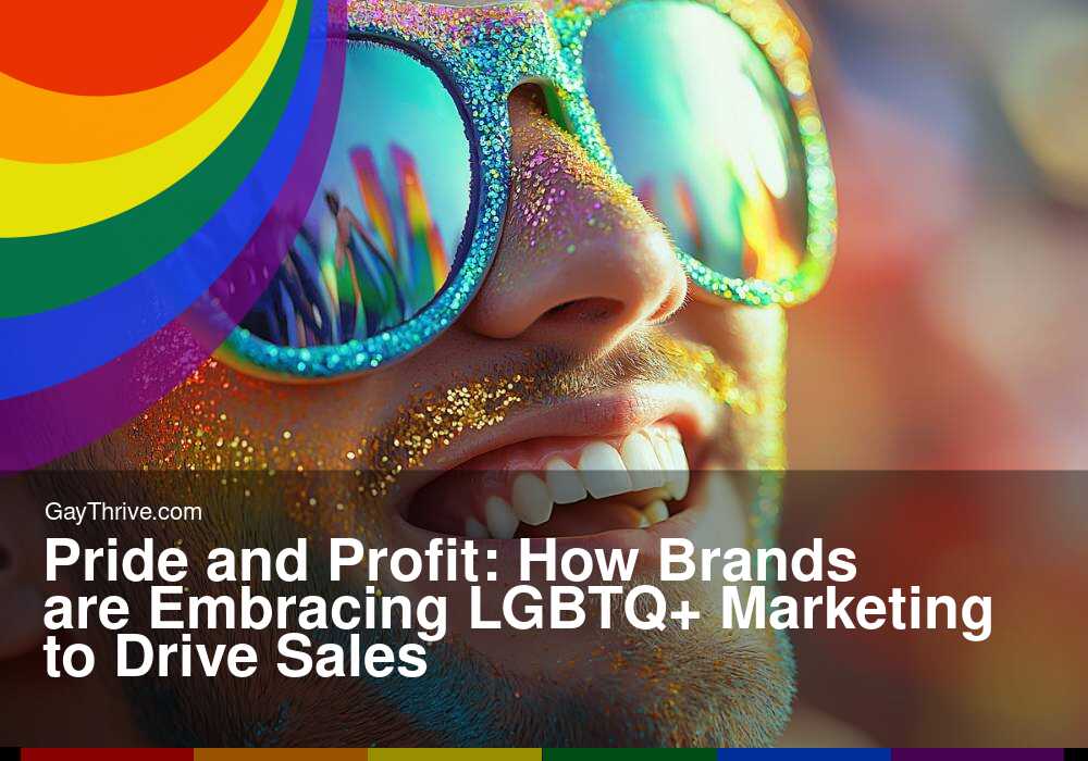 GayThrive banner for : Pride and Profit: How Brands are Embracing LGBTQ+ Marketing to Drive Sales