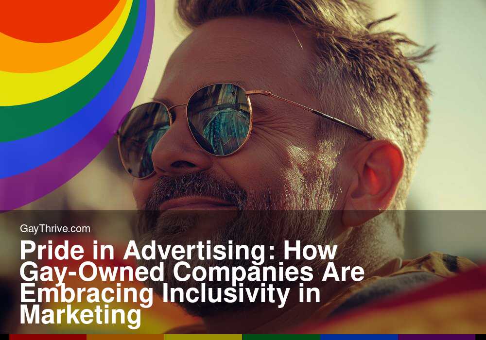 GayThrive banner for : Pride in Advertising: How Gay-Owned Companies Are Embracing Inclusivity in Marketing