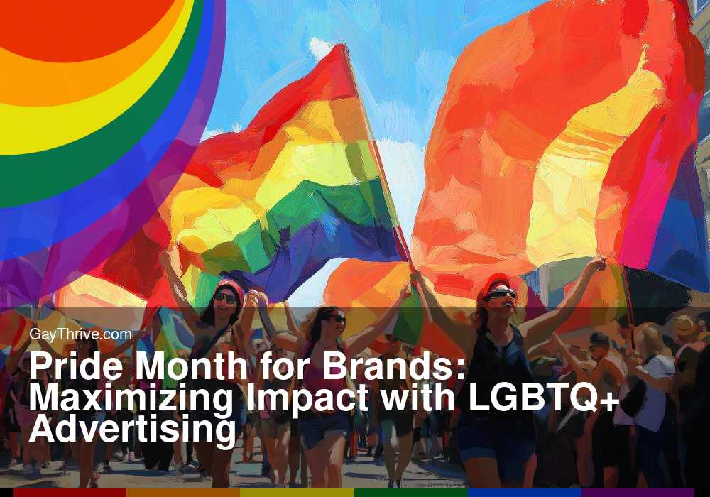 GayThrive banner for : Pride Month for Brands: Maximizing Impact with LGBTQ+ Advertising