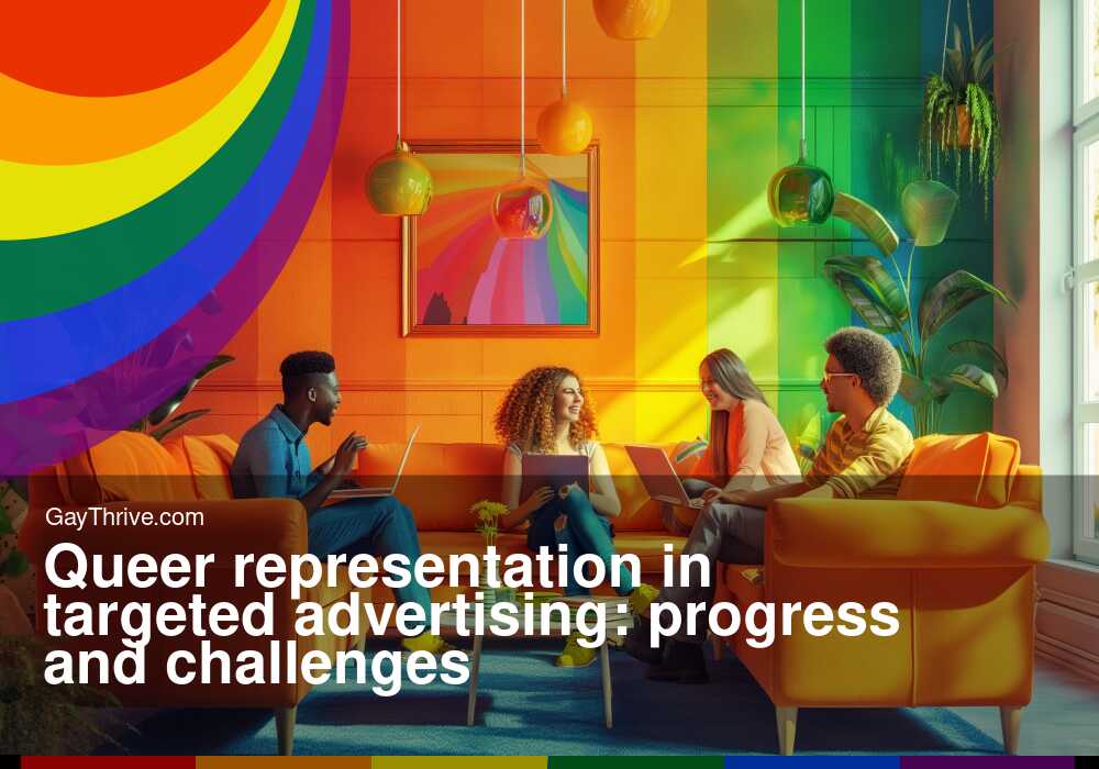 GayThrive banner for : Queer representation in targeted advertising: progress and challenges