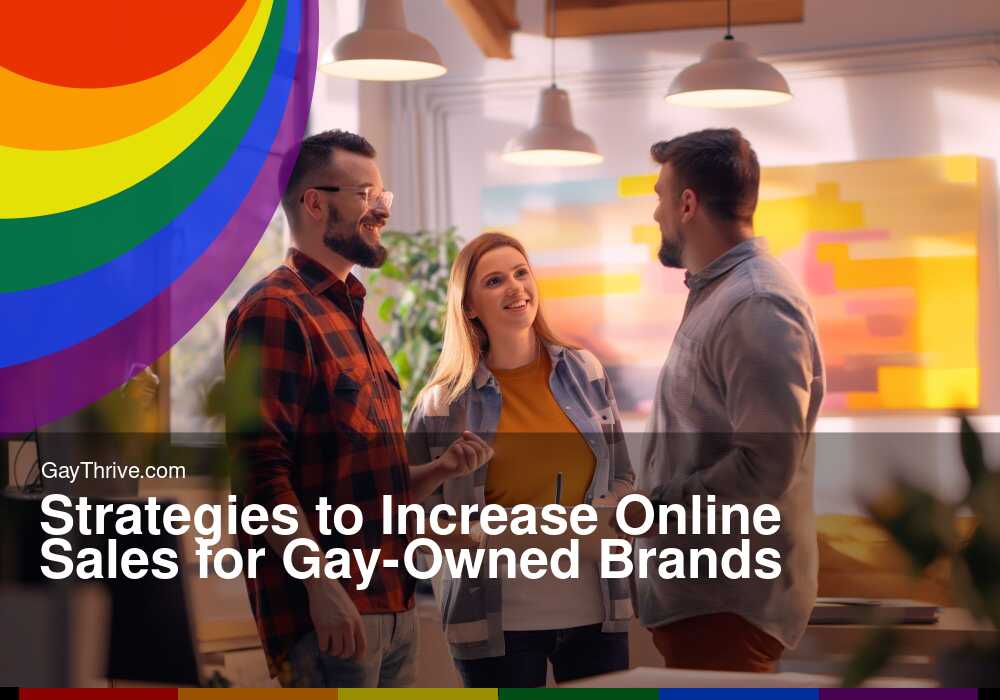 GayThrive banner for : Strategies to Increase Online Sales for Gay-Owned Brands