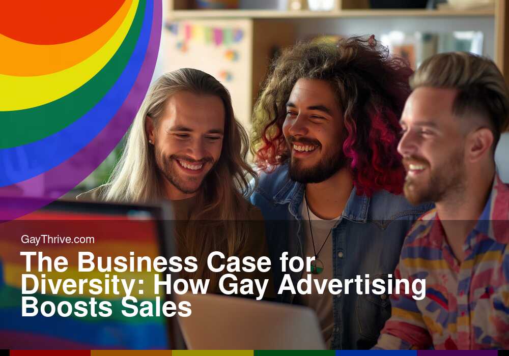 GayThrive banner for : The Business Case for Diversity: How Gay Advertising Boosts Sales
