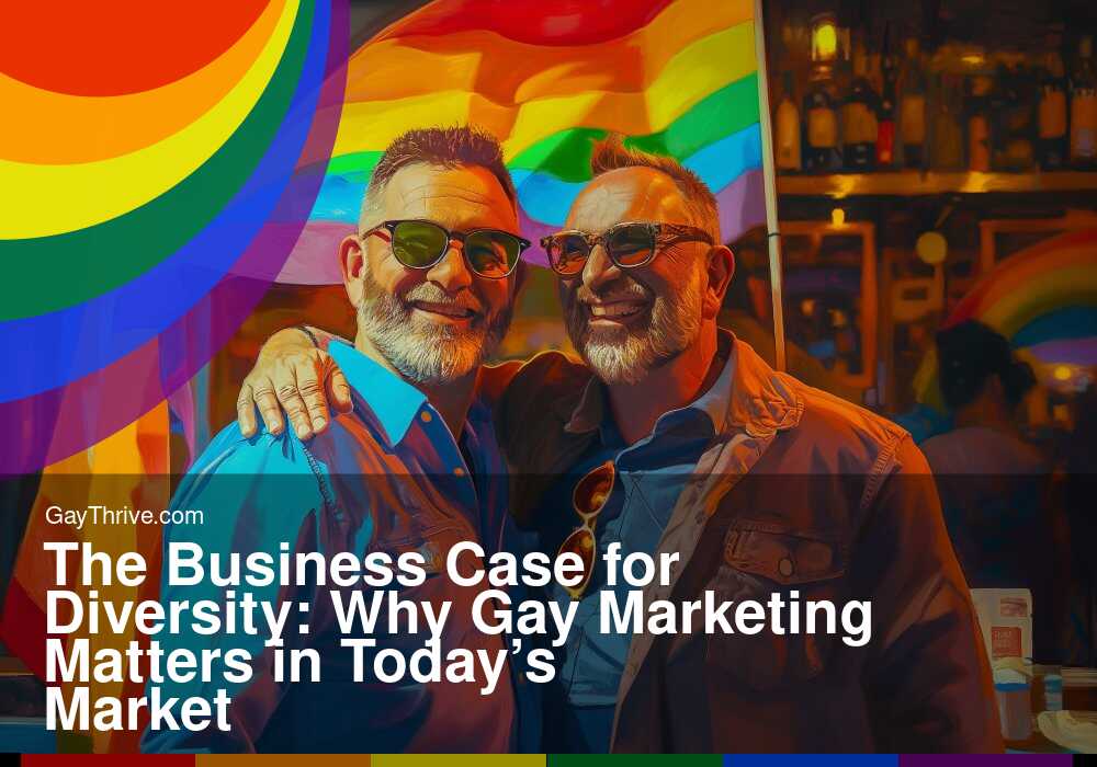 GayThrive banner for : The Business Case for Diversity: Why Gay Marketing Matters in Today’s Market