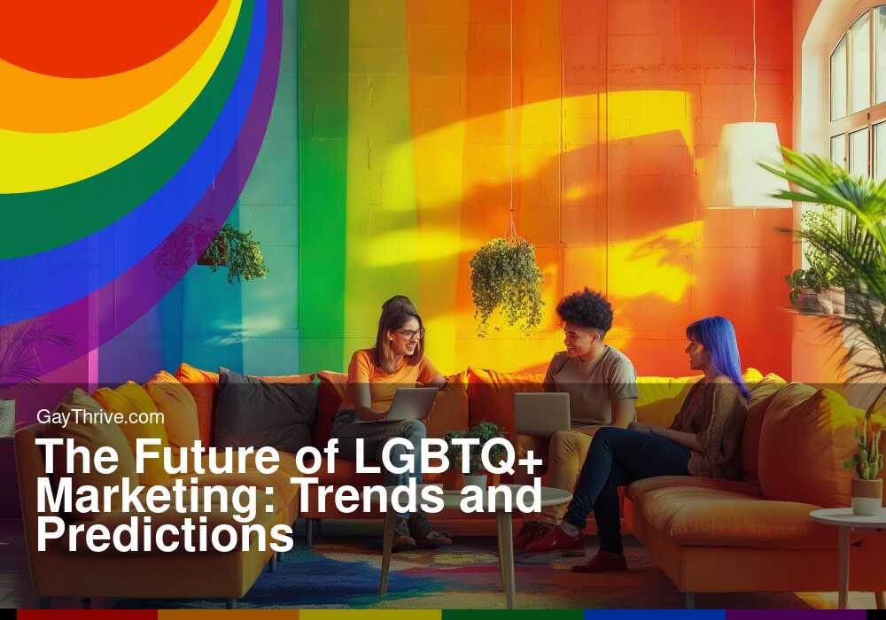 GayThrive banner for : The Future of LGBTQ+ Marketing: Trends and Predictions