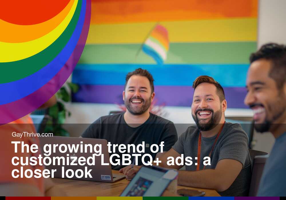 GayThrive banner for : The growing trend of customized LGBTQ+ ads: a closer look