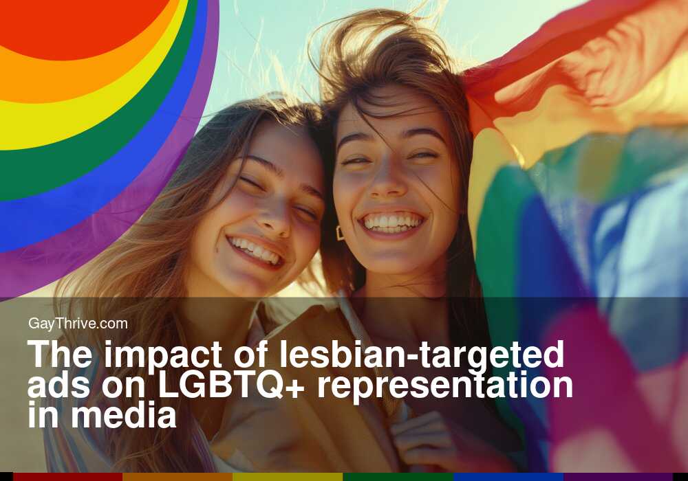 GayThrive banner for : The impact of lesbian-targeted ads on LGBTQ+ representation in media